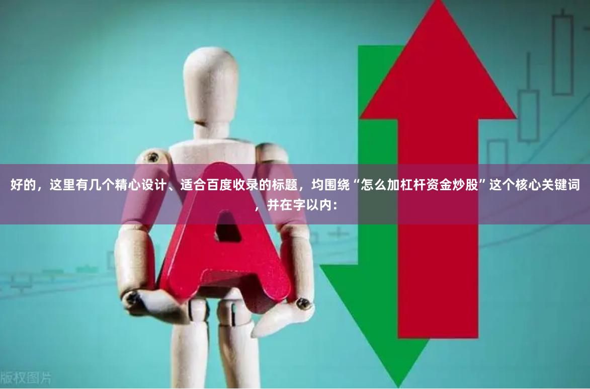 好的，这里有几个精心设计、适合百度收录的标题，均围绕“怎么加杠杆资金炒股”这个核心关键词，并在字以内：