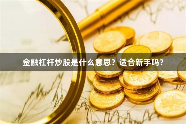 金融杠杆炒股是什么意思？适合新手吗？